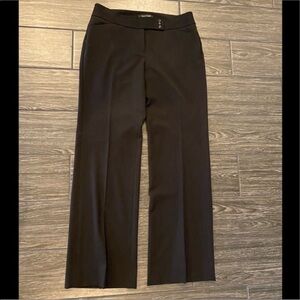 White House Black Market Legacy Modern Boot Dress Pant in Black